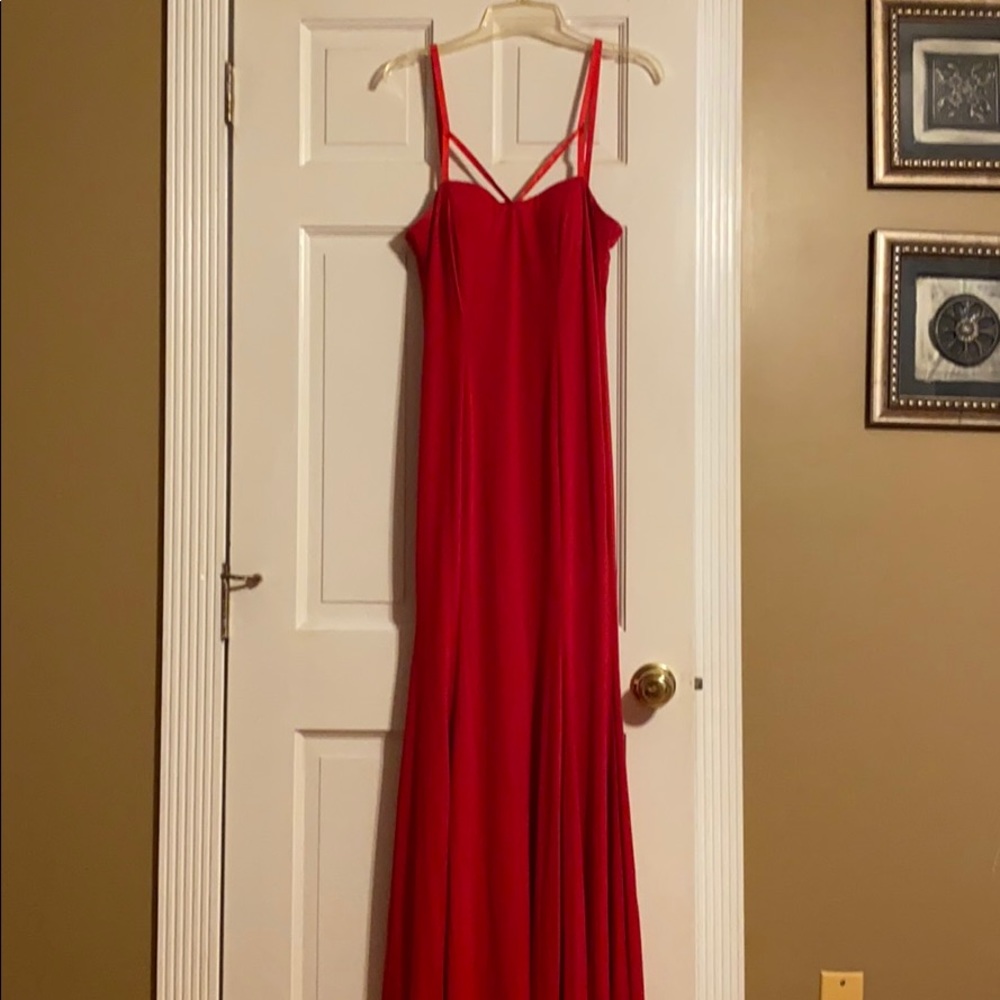 Red dress